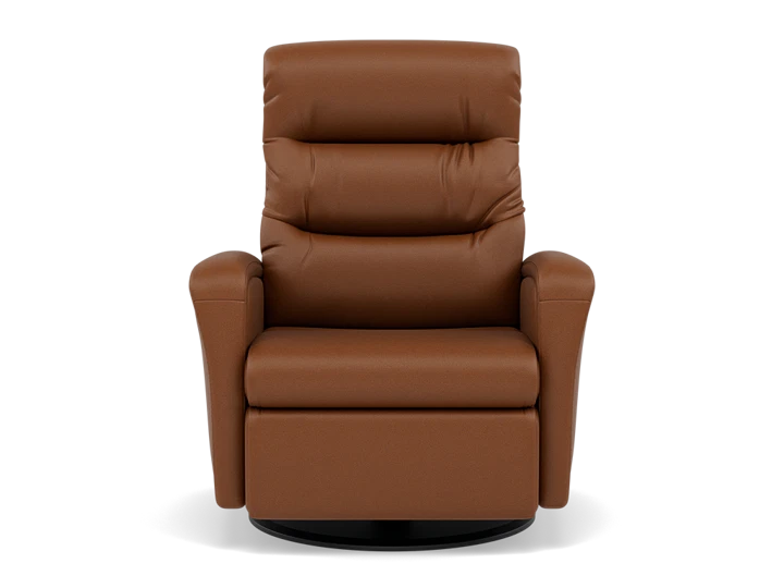 London Leather Fully Loaded Swivel Glider Recliner